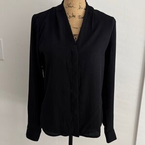 Halogen black blouse, Sz XS